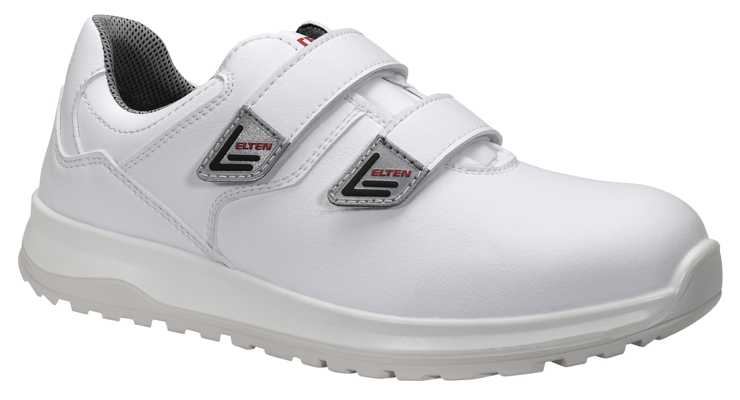 ELTEN White Grip Low ESD S2 | Sicherheitsschuhe für Damen & Herren, Stahlkappe, leicht, atmungsaktiv