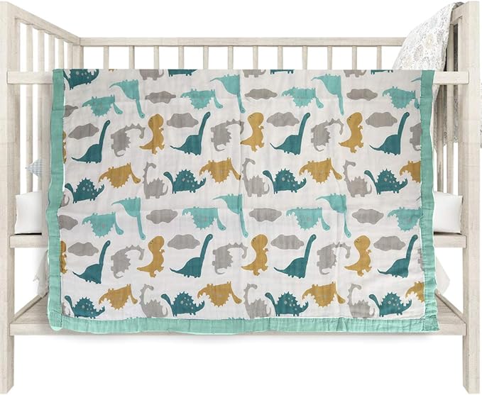 oenbopo Nursery,Bedding,Blankets & Swaddlers,Swaddles Baby Muslin Swaddle Blanket, 4 Layers Soft Swaddle Wrap Unisex Receiving Blankets Baby Stroller Blanket, Muslin Baby Blanket for Baby Girls Boys - 43