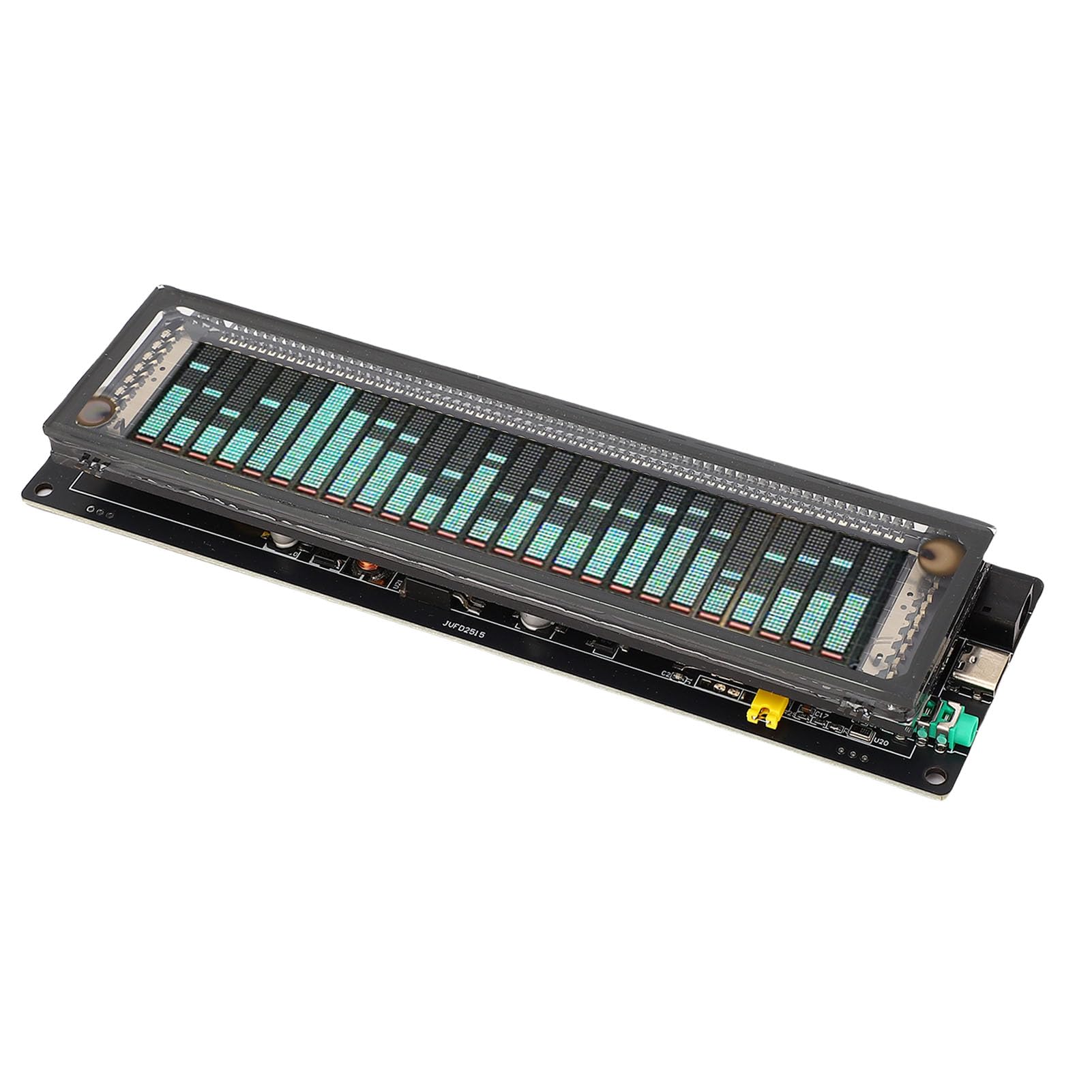 ASHATA Audio Spectrum Analyzer con Display VFD, Analisi dello Spettro Musicale Musicale 32Hz-20khz Ad Alta Risoluzione Bringhtness, per gli Appassionati di Musicisti