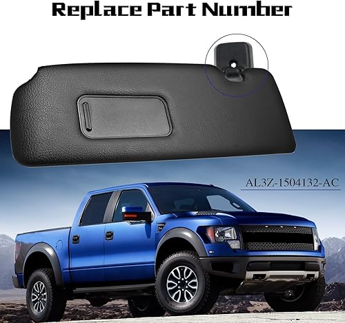 Miniatura 9 de Clip de retención para visera solar gris compatible con Ford F150 2009-2014 Reemplazar # AL3Z-1504132-AA