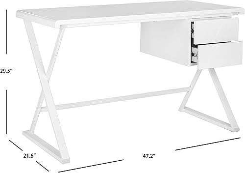 Miniatura 3 de Safavieh Home Collection Watkins Escritorio, color blanco