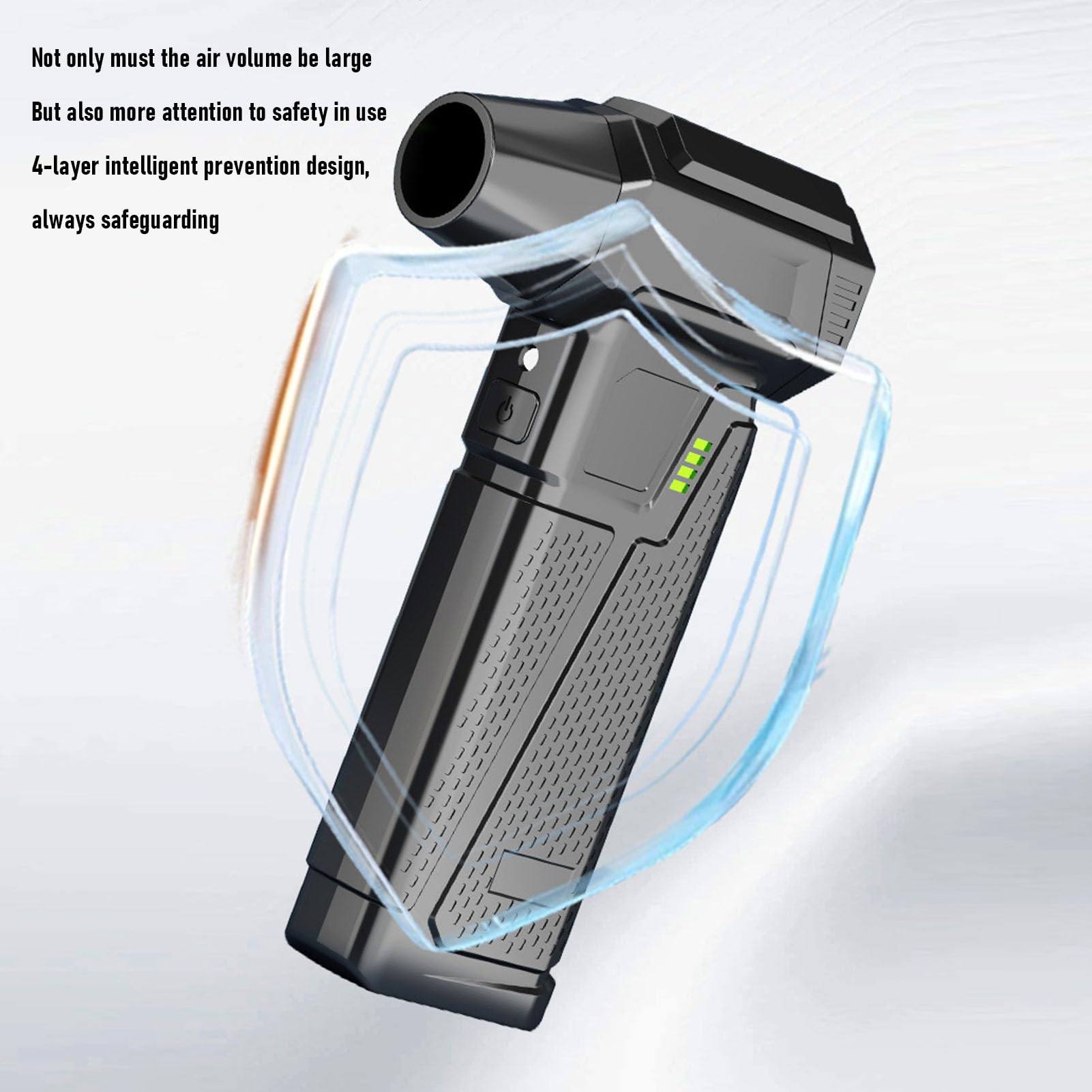 Diyeeni Druckluftspray 130000 U/min 4000 MAh, 4-stufig Einstellbar, für