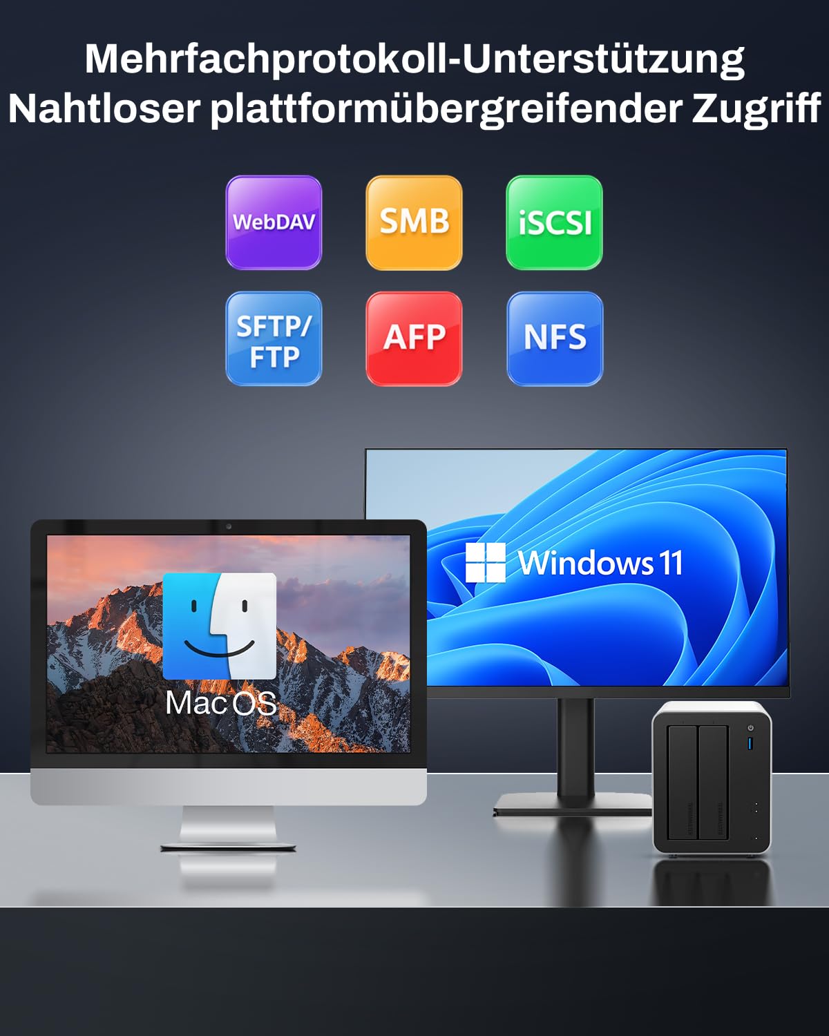 TERRAMASTER F2-425 Plus NAS-Speicher mit 2 Einschüben, Intel N150 Quad-Core CPU, 8 GB DDR5 RAM, 2X 5GbE LAN, 3X M.2 Steckplatz, Netzwerkspeicher für Teamarbeit und Multimedia-Server (ohne Festplatte)