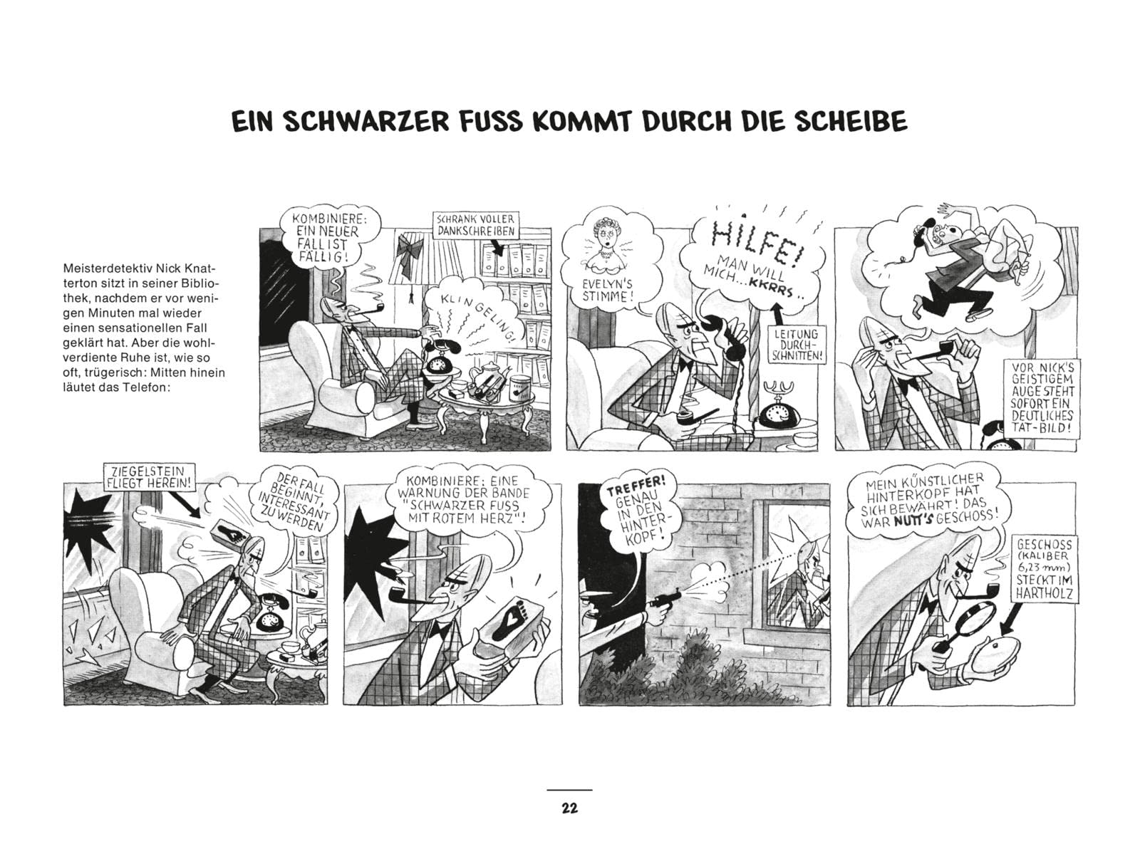 Die Bibliothek der Comic-Klassiker: Nick Knatterton: Hochwertige Gesamtausgabe mit Lesebändchen und Schuber