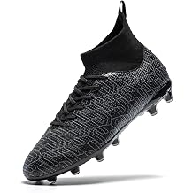 Soccer Cleats Boys Kids Football Cleats Youth High-top Soccer Shoes
