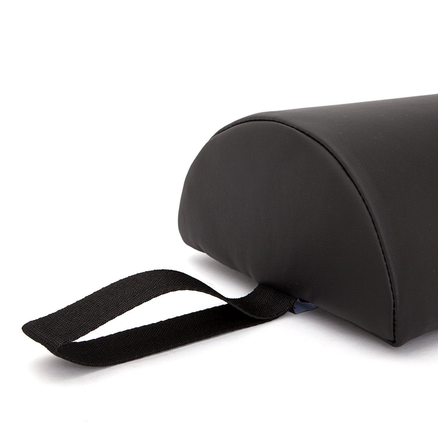 WellTouch Rouleau de Rangement Semi-Circulaire pour Table de Massage - Coussin de positionnement pour Massage et thérapie - Taille S : 65 x 15 x 7,5 cm (Noir)