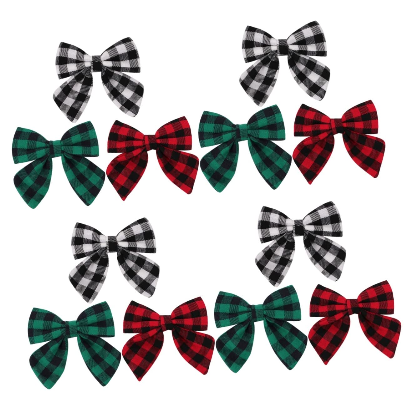 minkissy 12pezzi Fermagli Per Fiocco Per Bambine Di Clip Decorative e Accessori Leggeri e Facili Da Usare Per Outfit Alla Moda