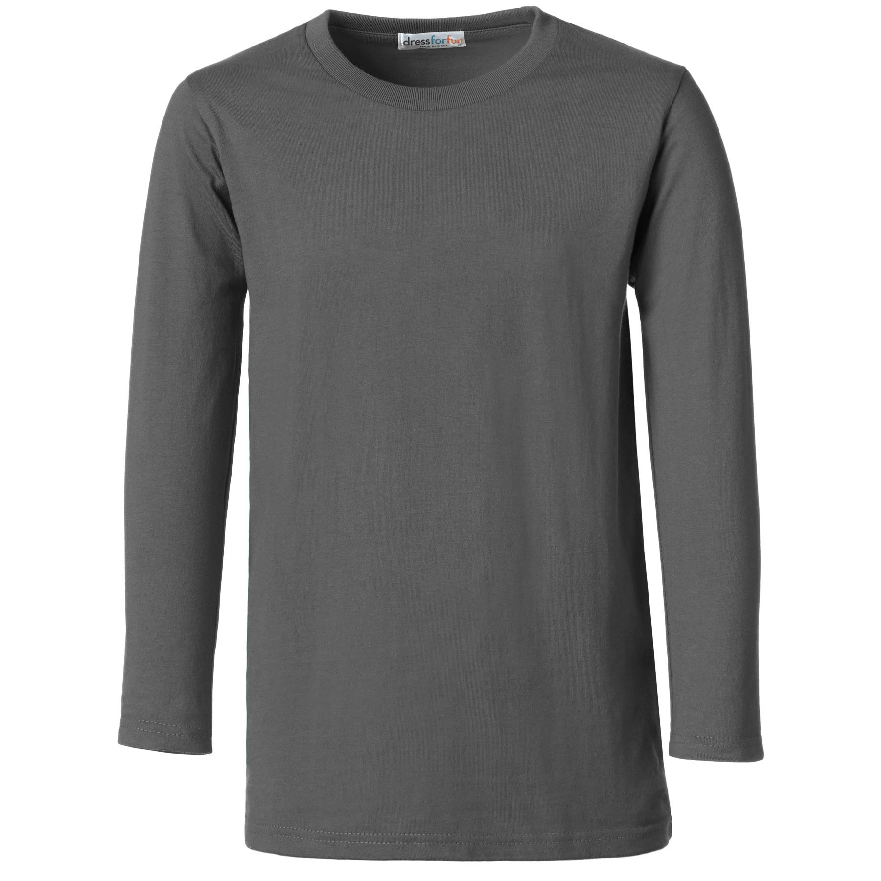 dressforfun Langarmshirt Herren, Basic Langarmshirts, Longsleeve Herren, Herren Pullover, Langarm T Shirt Herren, Sweatshirt, Arbeitskleidung Herren, Business, Unterziehshirt Herren