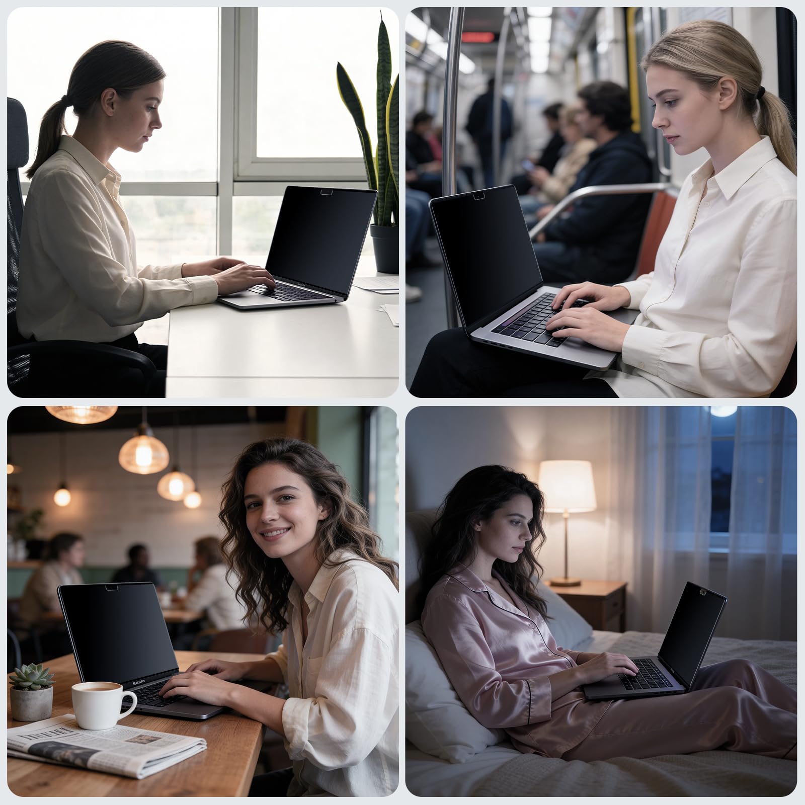 Filtro de Privacidad Magnético para MacBook Air 15 Pulgadas M5/M4/M3/M2 (2026/2025/2024/2023), Extraíble Anti Spy Antirreflectante Filtros de Protector Pantalla para MacBook 15"