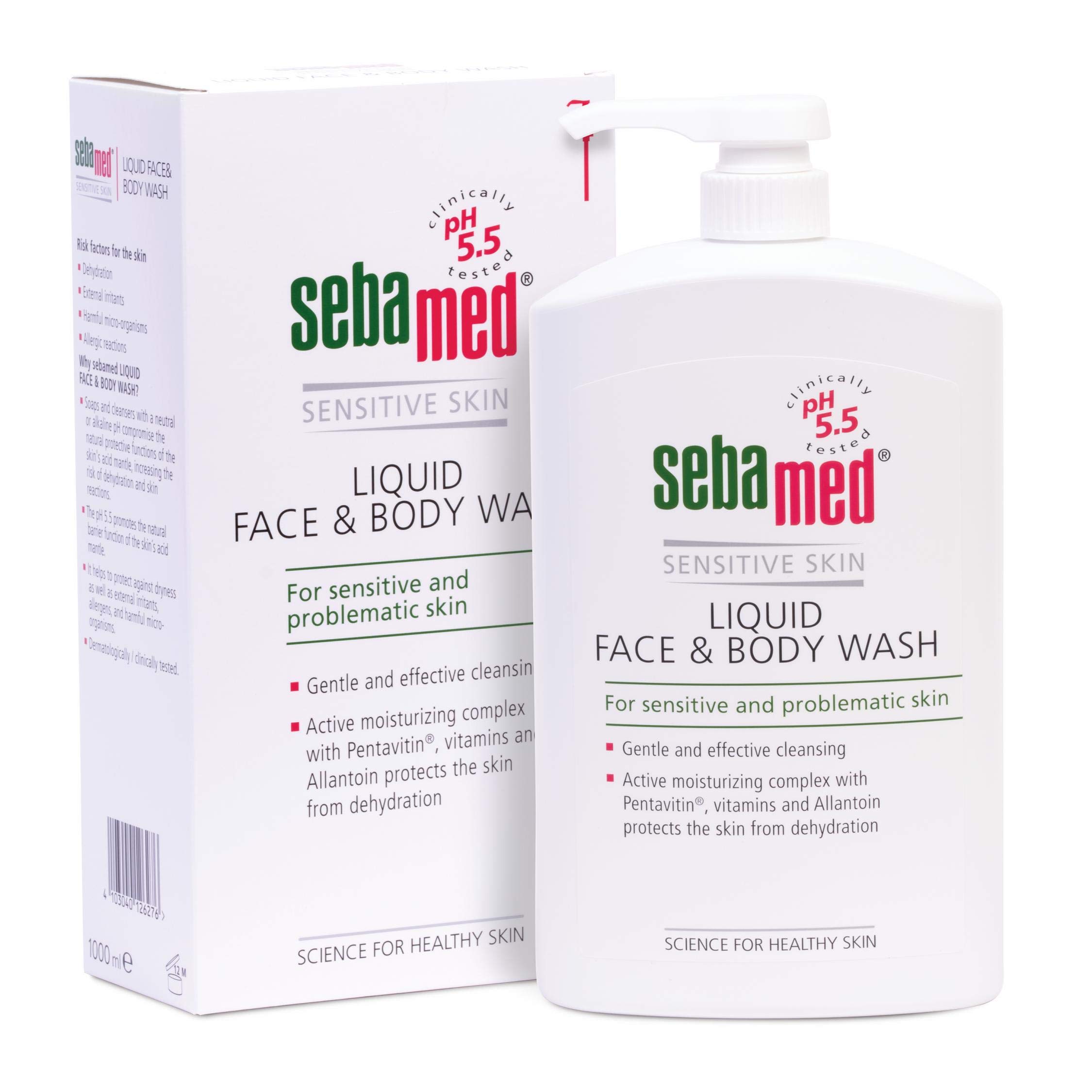 Sebamed Liquid Face and Body Wash - 1000 ml