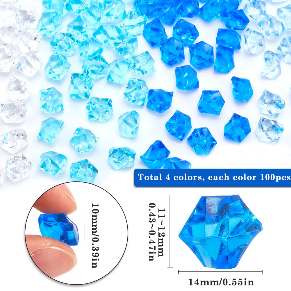 SUNNYCLUE 1 Boîte De 300 G De 3 Couleurs En Verre écrasé En Vrac