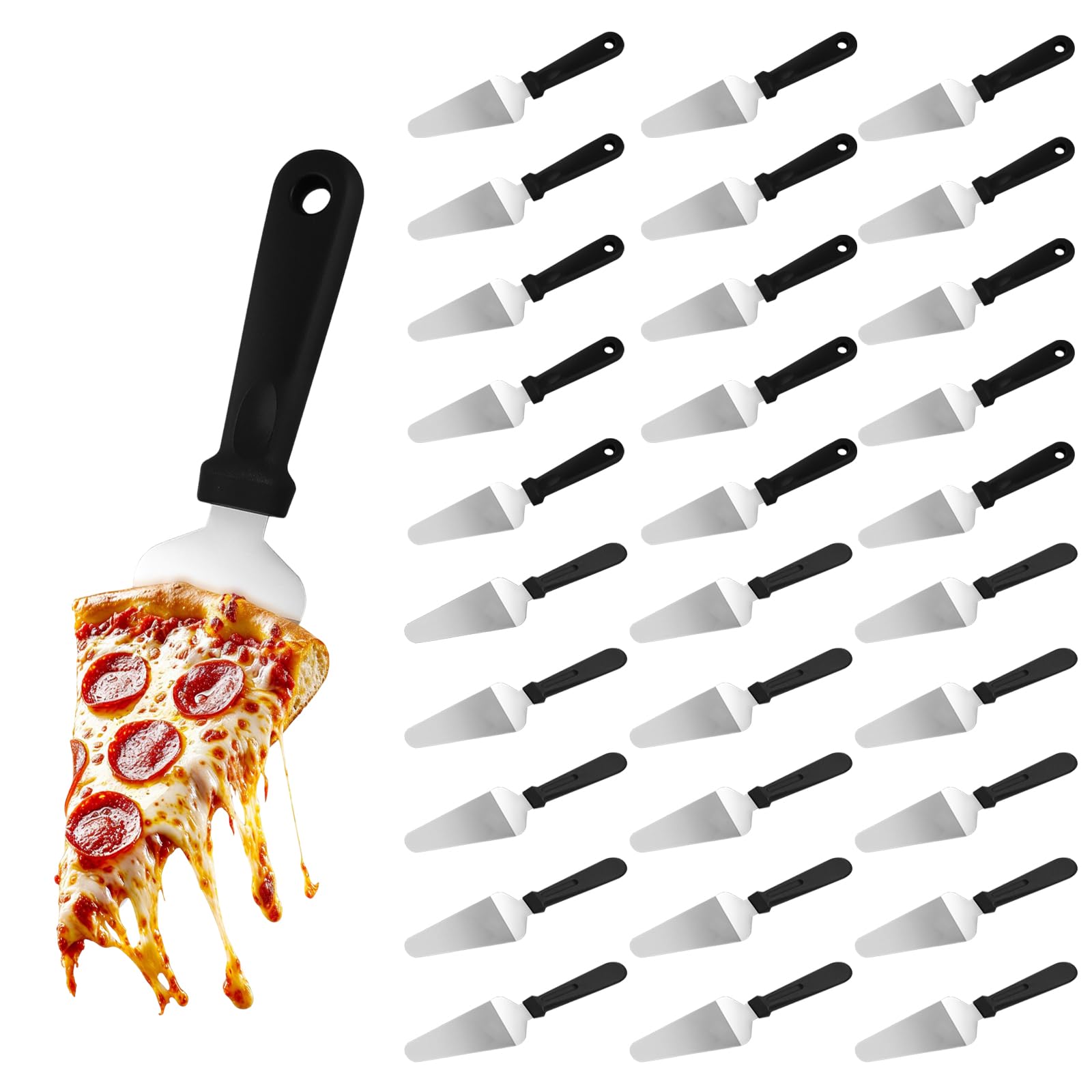Pelle à tarte MUKLEI en inox pour réussir le service de vos gâteaux et pizzas en buffet