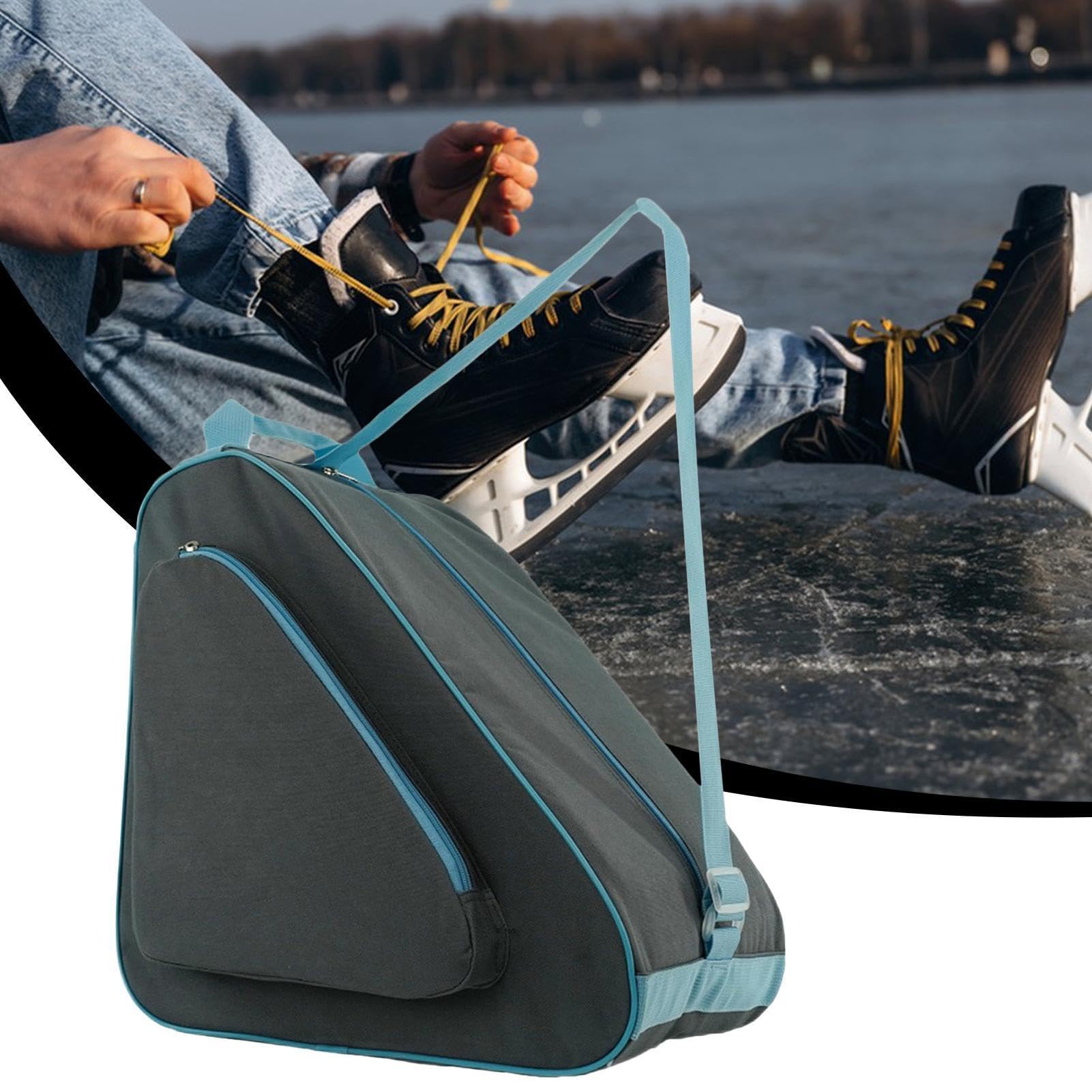 Rollschuh-Tasche – Rucksack mit verstellbaren Trägern, Rollschuh-Taschen für Mädchen, Quad-Stiefel-Pack für Skifahren, Ausrüstung, Reisen, Kinder, Damen, Herren, Jugendliche, Outdoor, Athletik