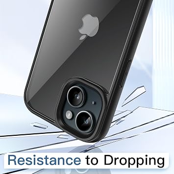 JETech Case for iPhone 15, Black