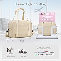 SPAHER 2X Reistas Handbagagetas 40x30x20 Transavia Wizzair Vueling Sporttas Weekendertas Dames Heren Waterdicht 25L Lichtgewicht Plunjezak Fitnesstas Cabinetas met Opbergtassen en Natvak