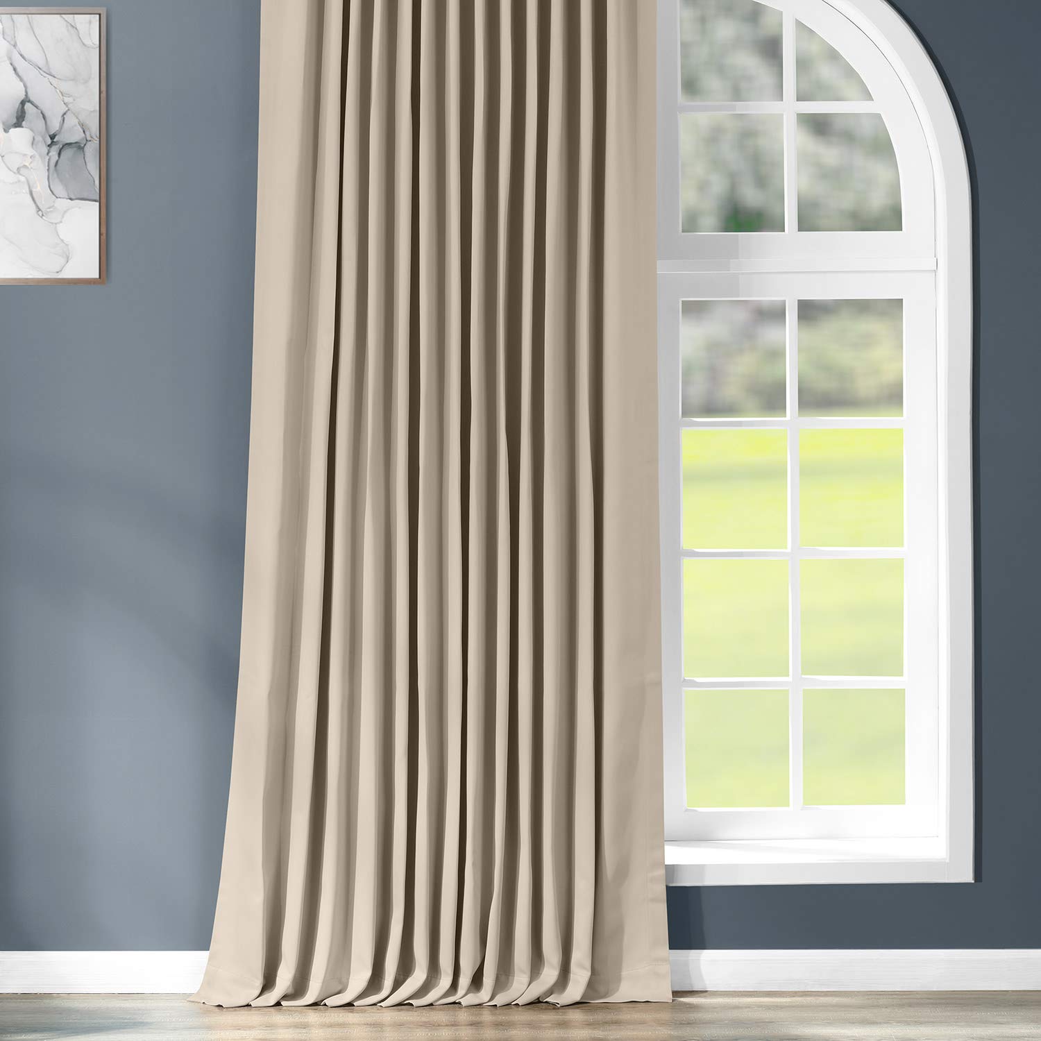 HPD Half Price Drapes Extra Wide Room Darkening Curtains for Bedroom & Living Room 100 X 96 (1 Panel), BOCH-151304-96-DW, Classic Taupe - Image 4