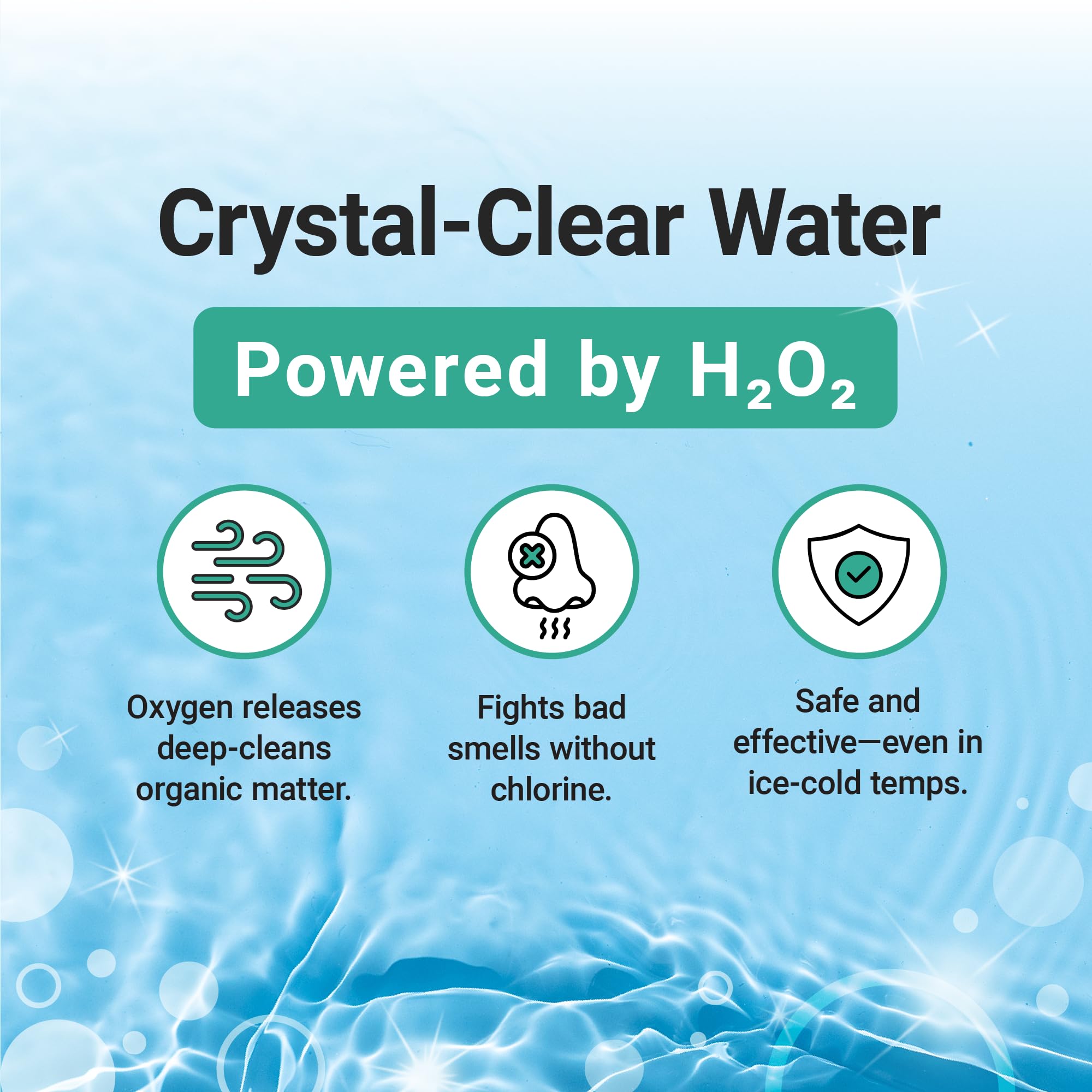 Bio Ouster Stabilisateur d'eau froide – Oxyde, traite, équilibre l'eau du bain glacé – Traitement de l'eau froide pour une eau propre, claire et fraîche – Fabriqué aux États-Unis (473,6 g)