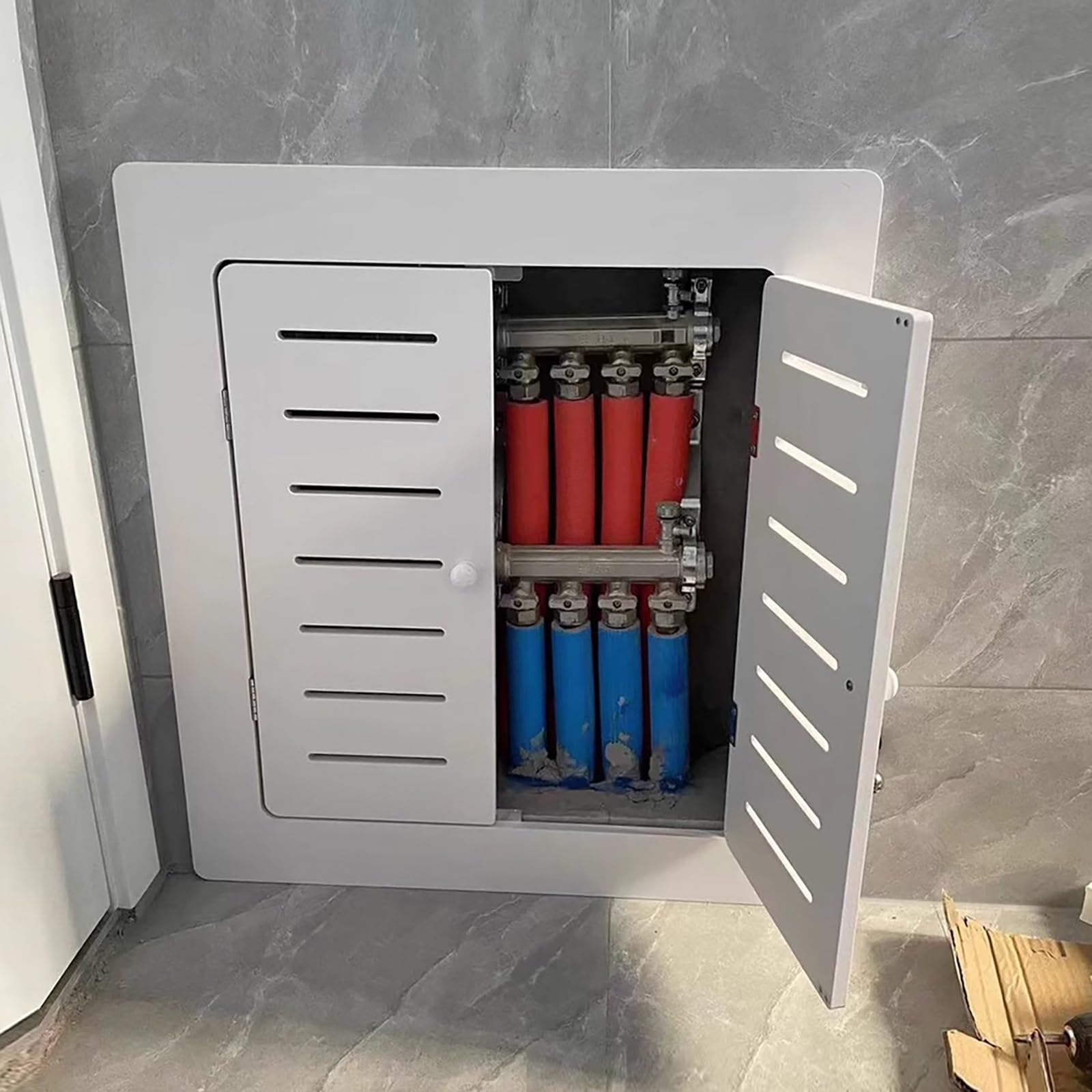Wytrzymała osłona panelu dostępowego z PCV do instalacji wodno-kanalizacyjnej i elektrycznej | Dostępne rozmiary niestandardowe(90x60cm)