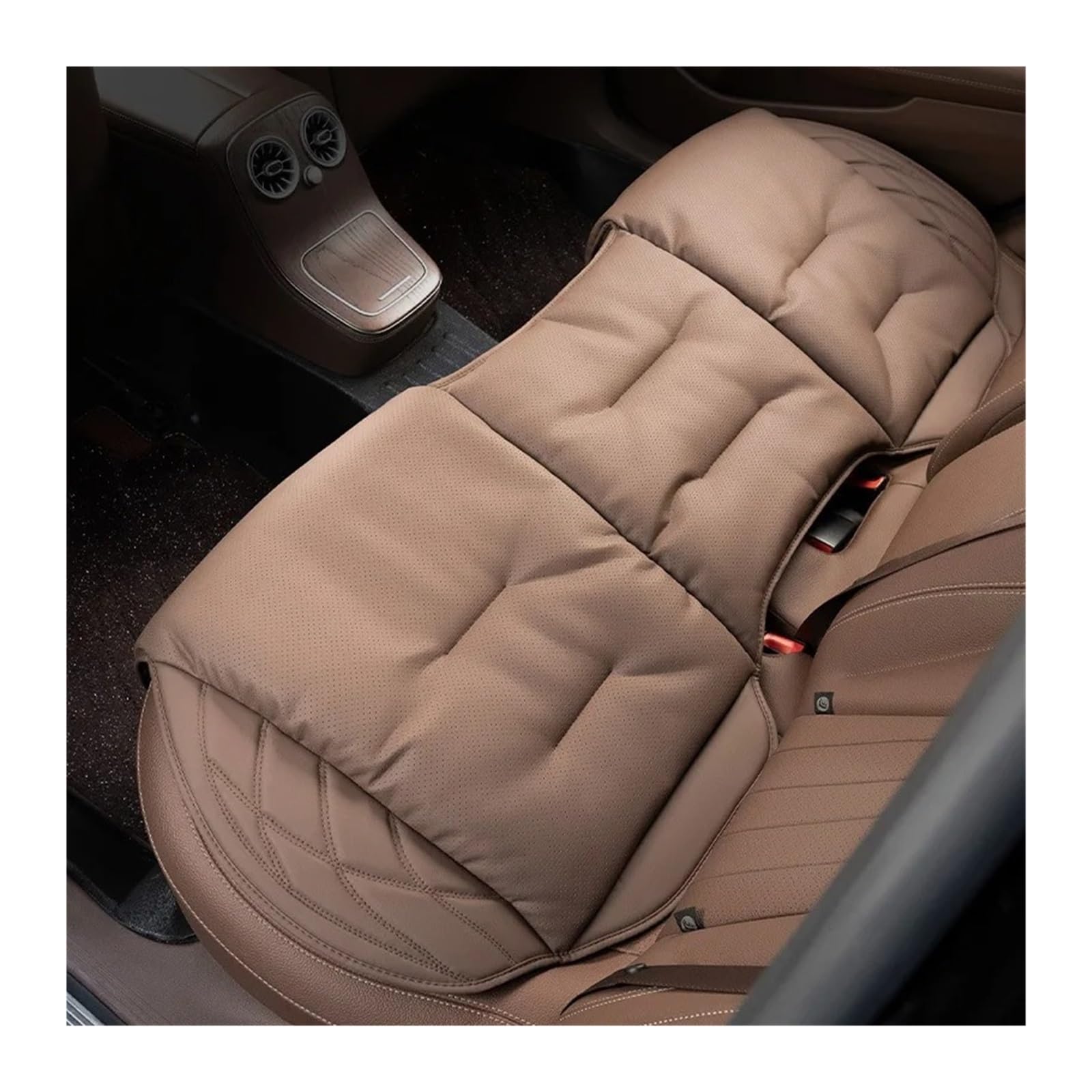 Generico Set Coprisedili Macchina per Benz per Seggiolino Auto Vita Cuscino per Sedile Pelle Traspirante Ventilato per Tutte Stagioni
