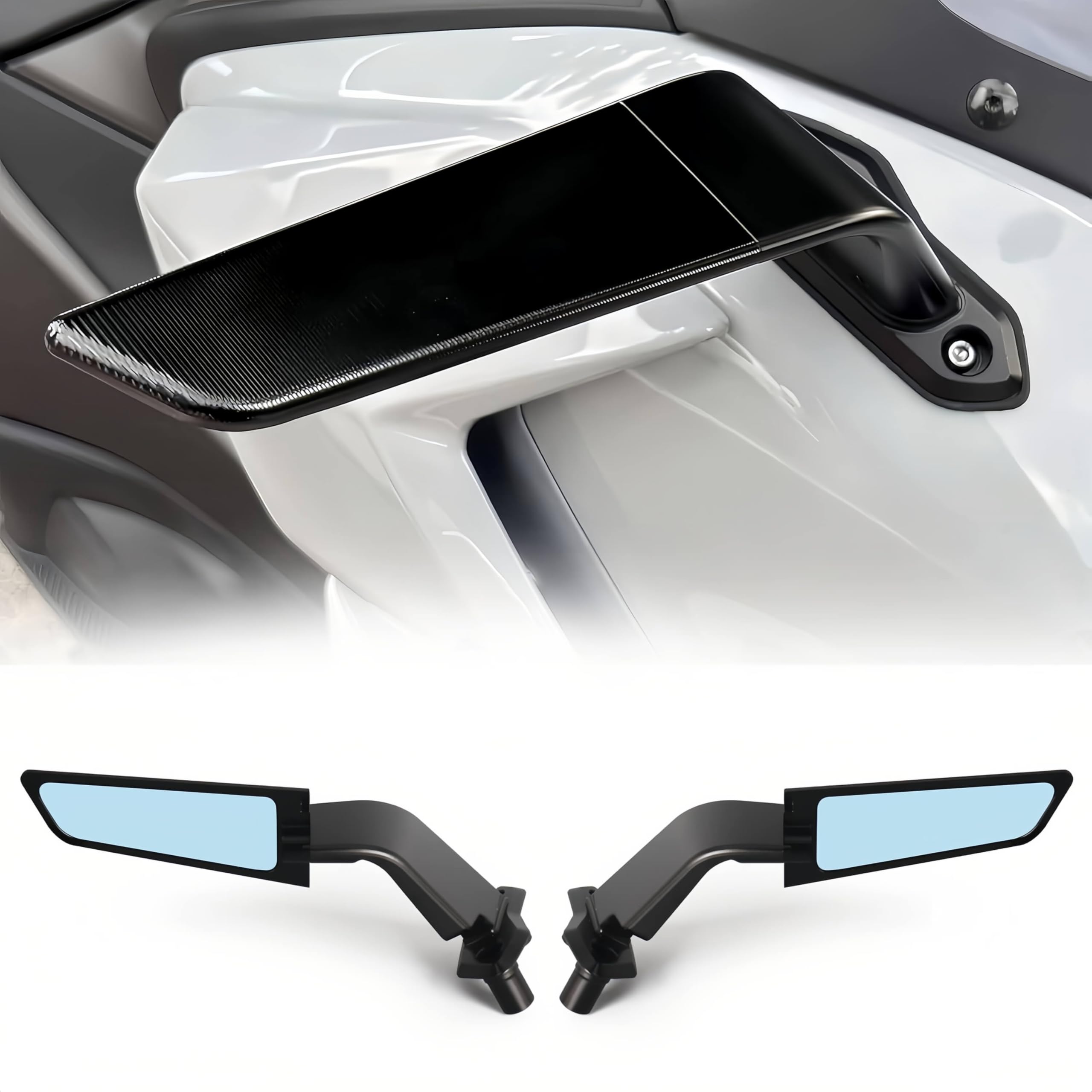 Rétroviseurs de moto pour Yamaha T-MAX 560 2025, rétroviseurs avant pour guidon de moto, 1 paire, rétroviseurs latéraux réglables et rotatifs, accessoires.