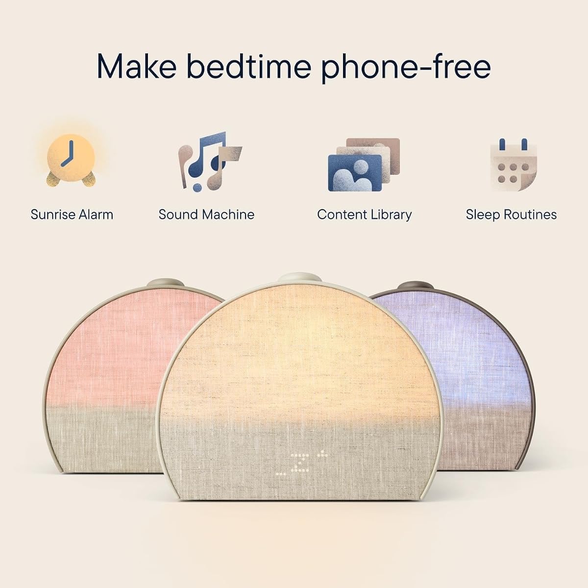 Hatch Restore 3 Sunrise Alarm Clock & Sound Machine, Smart Light (Cocoa) Cocoa Restore 3 image 1