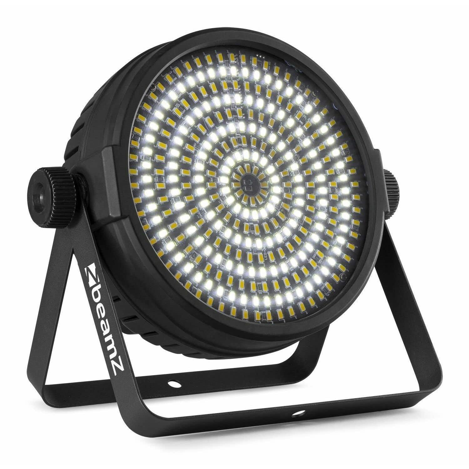 Stroboscoop - BeamZ BT430 stroboscoop lamp - 324 LED's - Warm wit en koud witte LED's - DMX en afstandsbediening (151.341)