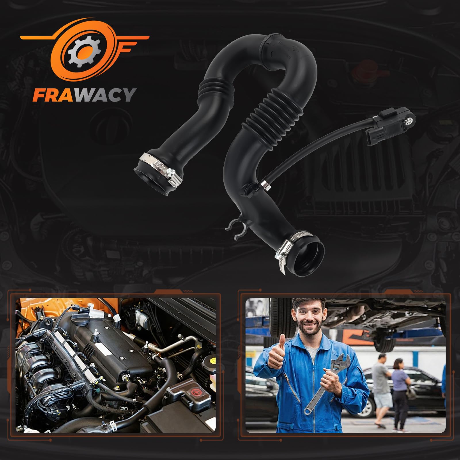 Tubo flessibile per intercooler con sensore adatto per 2006-2025 Primastar X83 Vivaro Trafic II 2.0 dCi Tubo flessibile intercooler Tubo flessibile turbo 8201068612 8200470985 93856622 1626900Q0A
