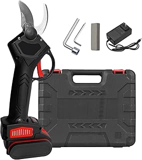 burko Tesoura De Poda Elétrica Sem Fio 48V Tesoura De Jardim Portátil Aparador De Galhos Cortador De Galhos Com Adaptador De Bateria De Lítio Para Jardinagem