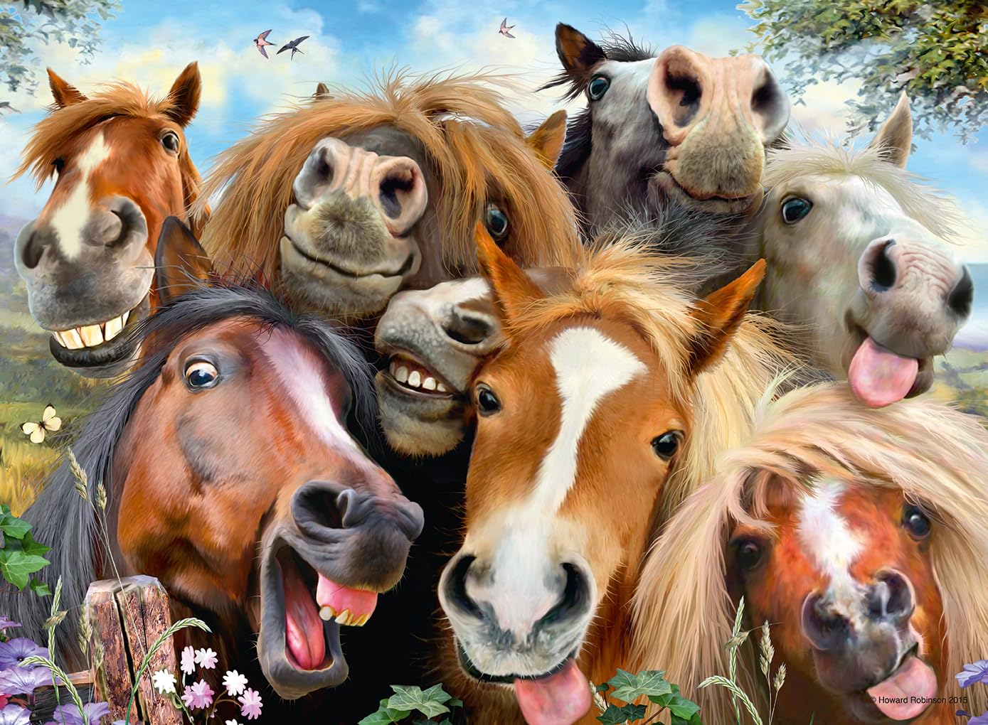 Ravensburger 146956 Pferde Selfie, Puzzle