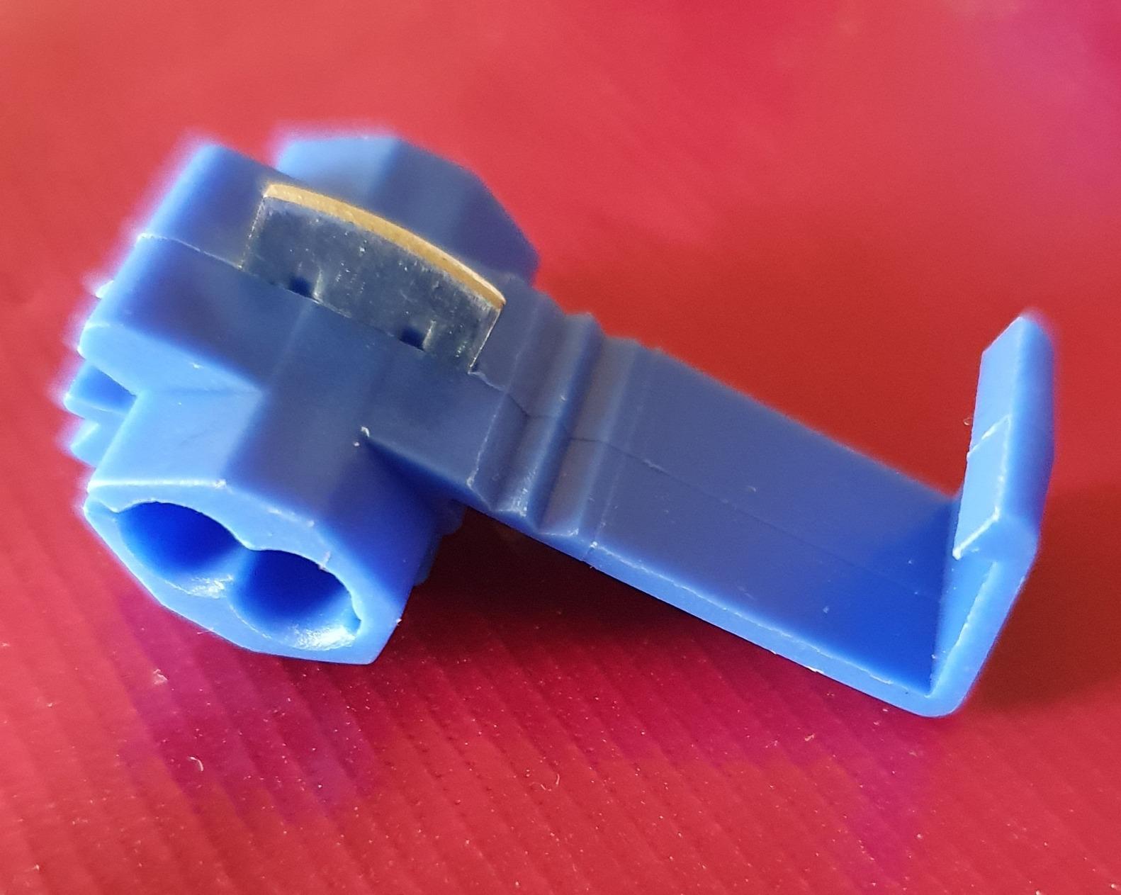 AUPROTEC 50x Kabelabzweiger T-Verbinder 0,5-1,0 Mm² Rot - Für Flachstecker Ohne Abisolieren