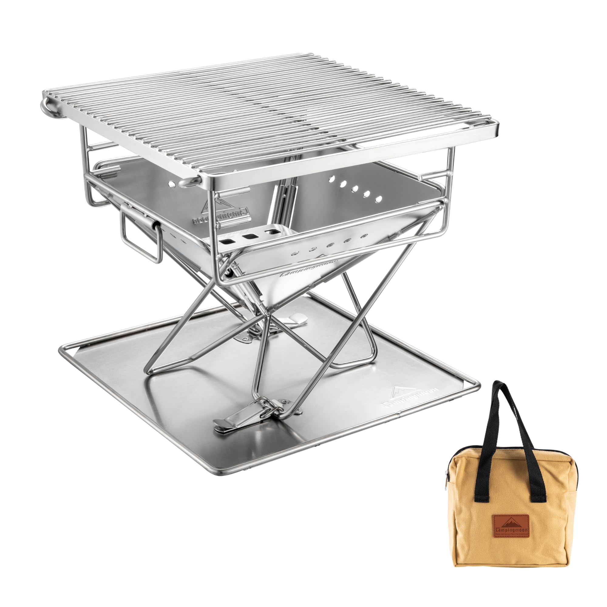 CAMPINGMOON X-MINI PRO Portable Charcoal Grill