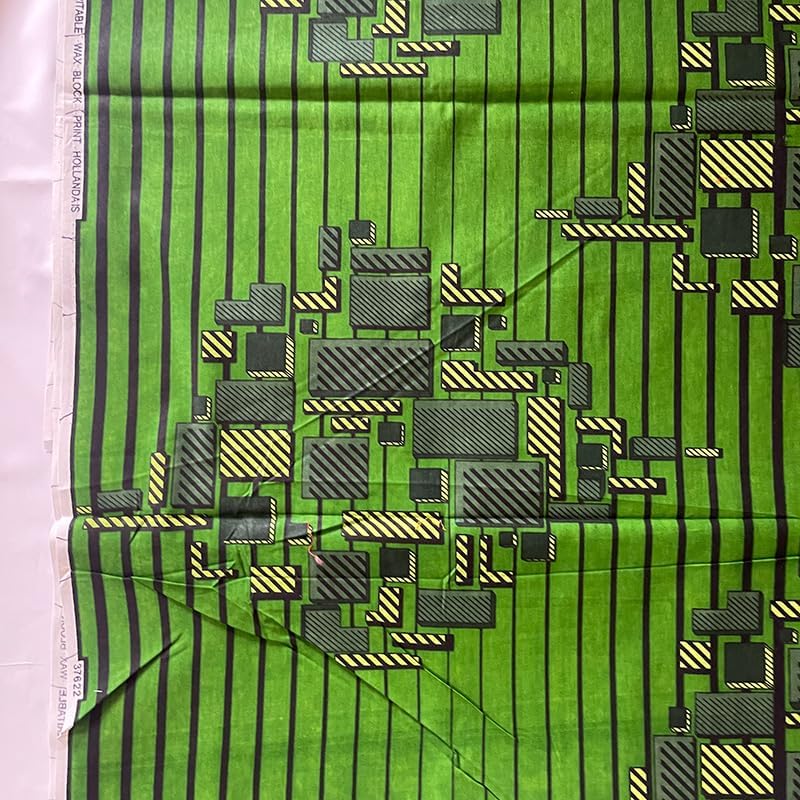 ブラウス ワックス アフリカ生地 バティック柄 フランス ハンドメイド 