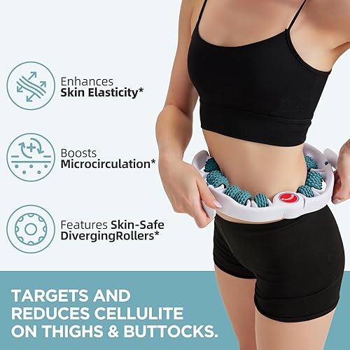 Miniatura 7 de Herramienta de masaje para celulitis, masajeador de drenaje linfático, rodillo muscular, masaje de fascia profunda, eliminación de piel con