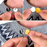 Vista 6 de URSA Mini Círculos Adhesivos – 90 círculos adhesivos hipoalergénicos de doble cara para micrófonos de solapa Lavalier – Cinta de micrófono Lavalier