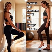 Vista 4 de HODEMI Juego de bolas de masaje de silicona para tejido profundo, 3 piezas, bola de masaje de lacrosse, bolas de masaje manual de silicona