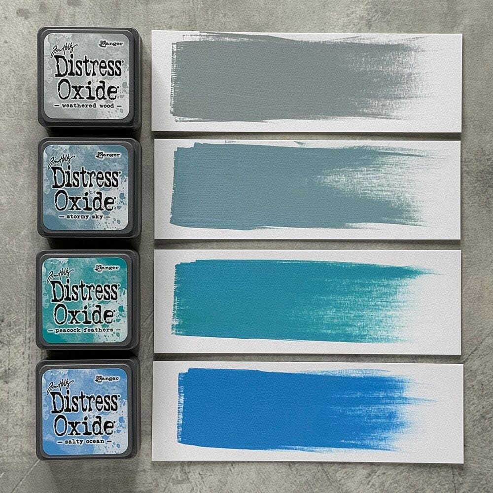 Mini Distress Oxide Pad Bundle - Ranger Tim Holtz Mini Distress Oxide Pad Sets #4, #5, #6 with Trebbies Detail Sticks