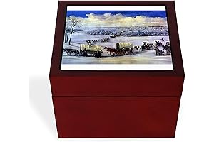 CafePress Wagon Train Keepsake Box: A Timeless Treasure for Wedding Memories