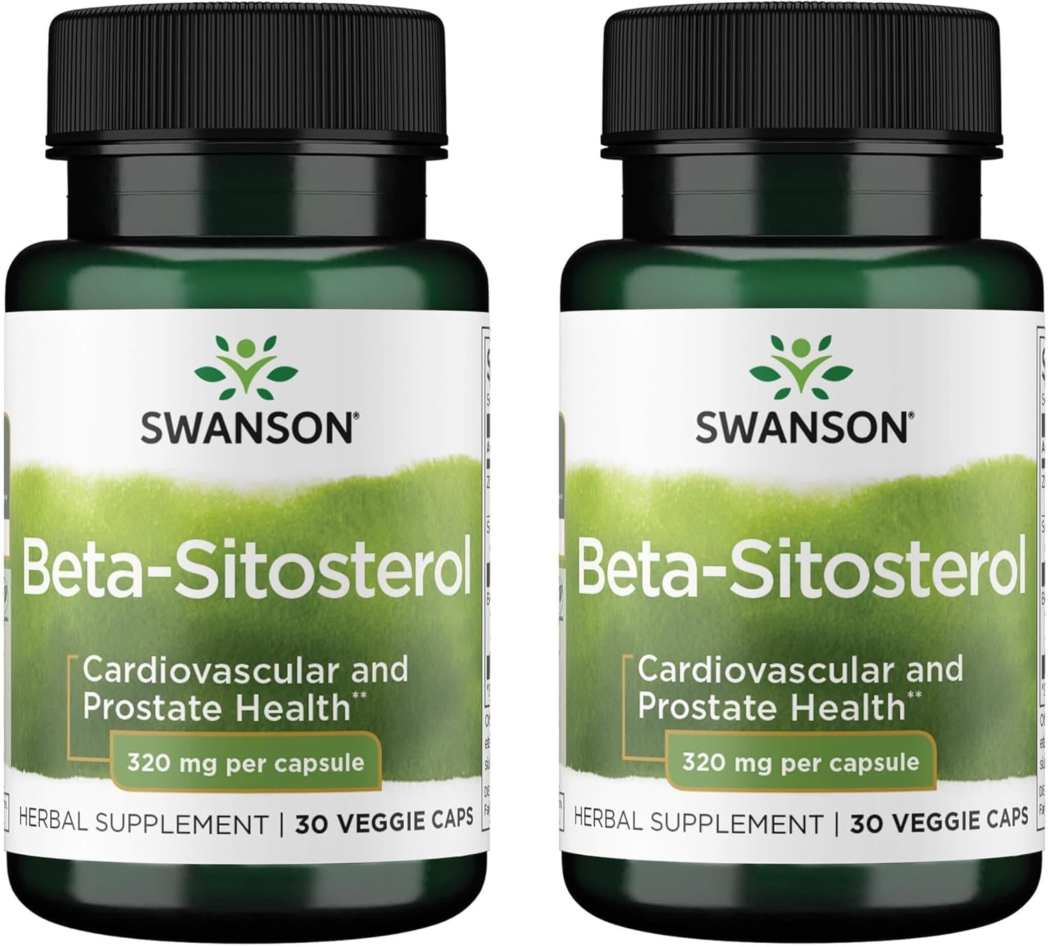 Swanson Ultra High Potency Beta-Sitosterol, 30 Veg Capsules, 2 Pack 30 Count (Pack of 2)