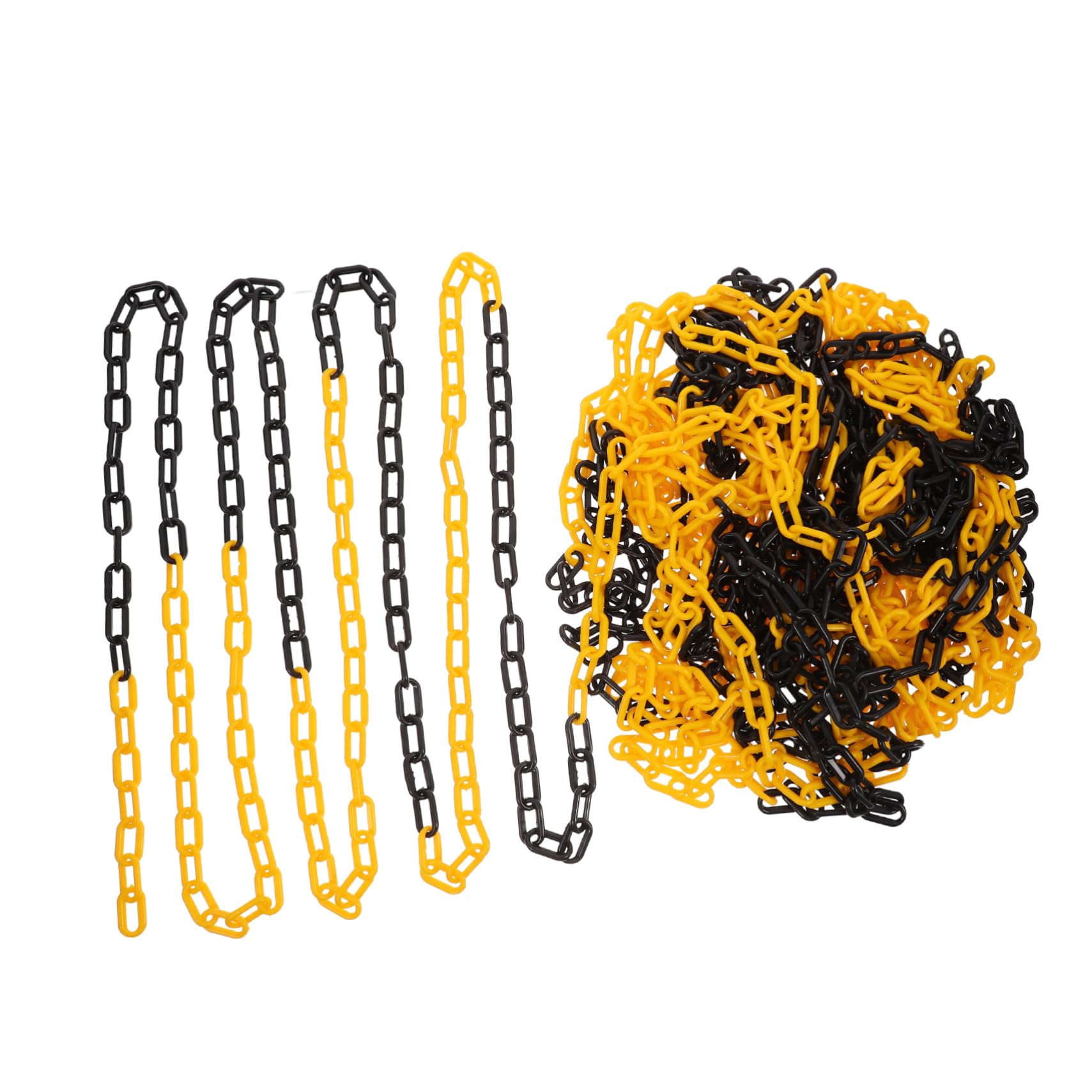 NAMOARLY Caution Chain 25m Plastic Safety Barrier Barrier Link Chain Red White Abs Door Link