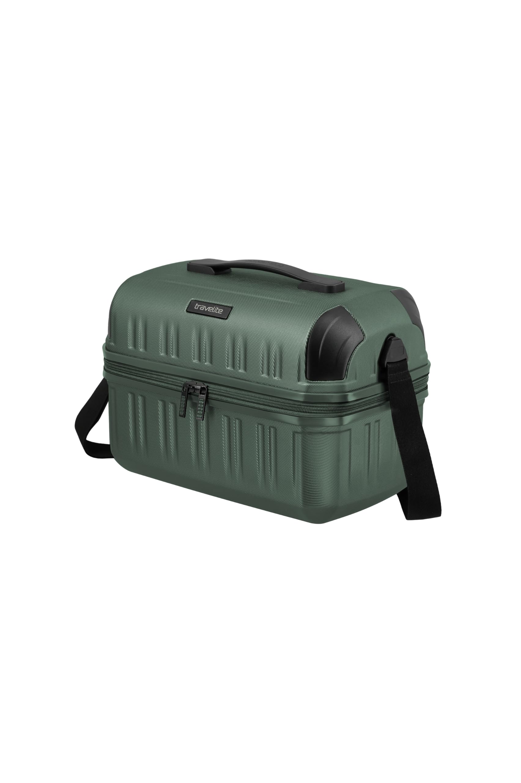 travelite DYNAMIIC Kosmetikkoffer, Beautycase 27x38x23 cm, ABS Hartschale, Koffer Aufsteckfunktion, 20 Liter, 1,2 kg
