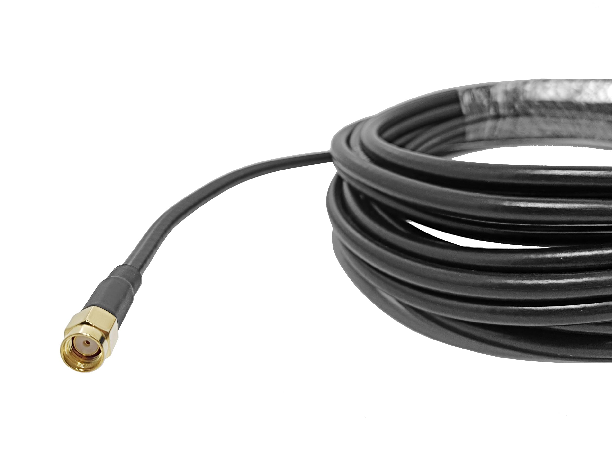 Câble d'extension LMR200 N mâle vers RP mâle, câble Coaxial for Applications Radio WiFi RF 3G/4G/5G, 1 pièce(100ft)