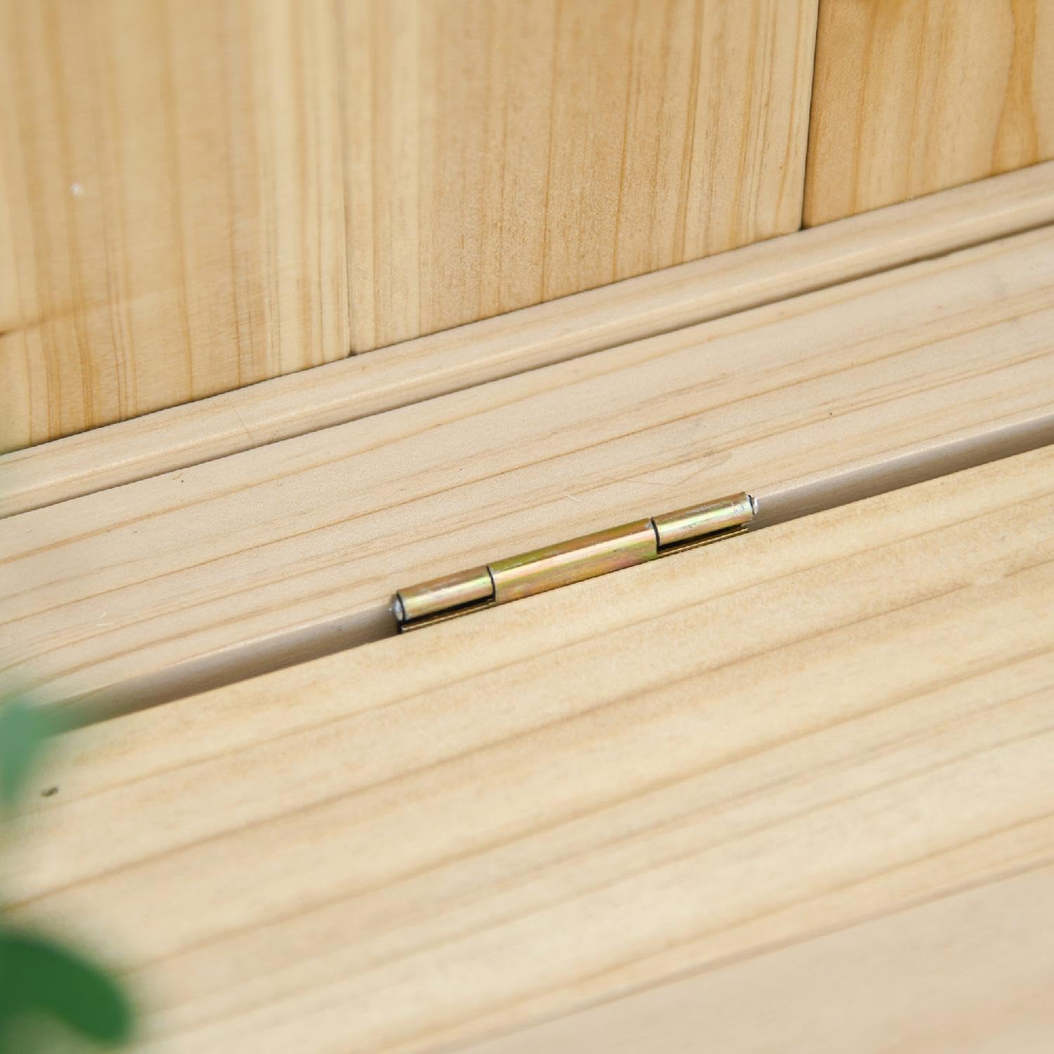 Panchina da esterno giardino, con Vano Contenitore, 115x45x75cm, in legno