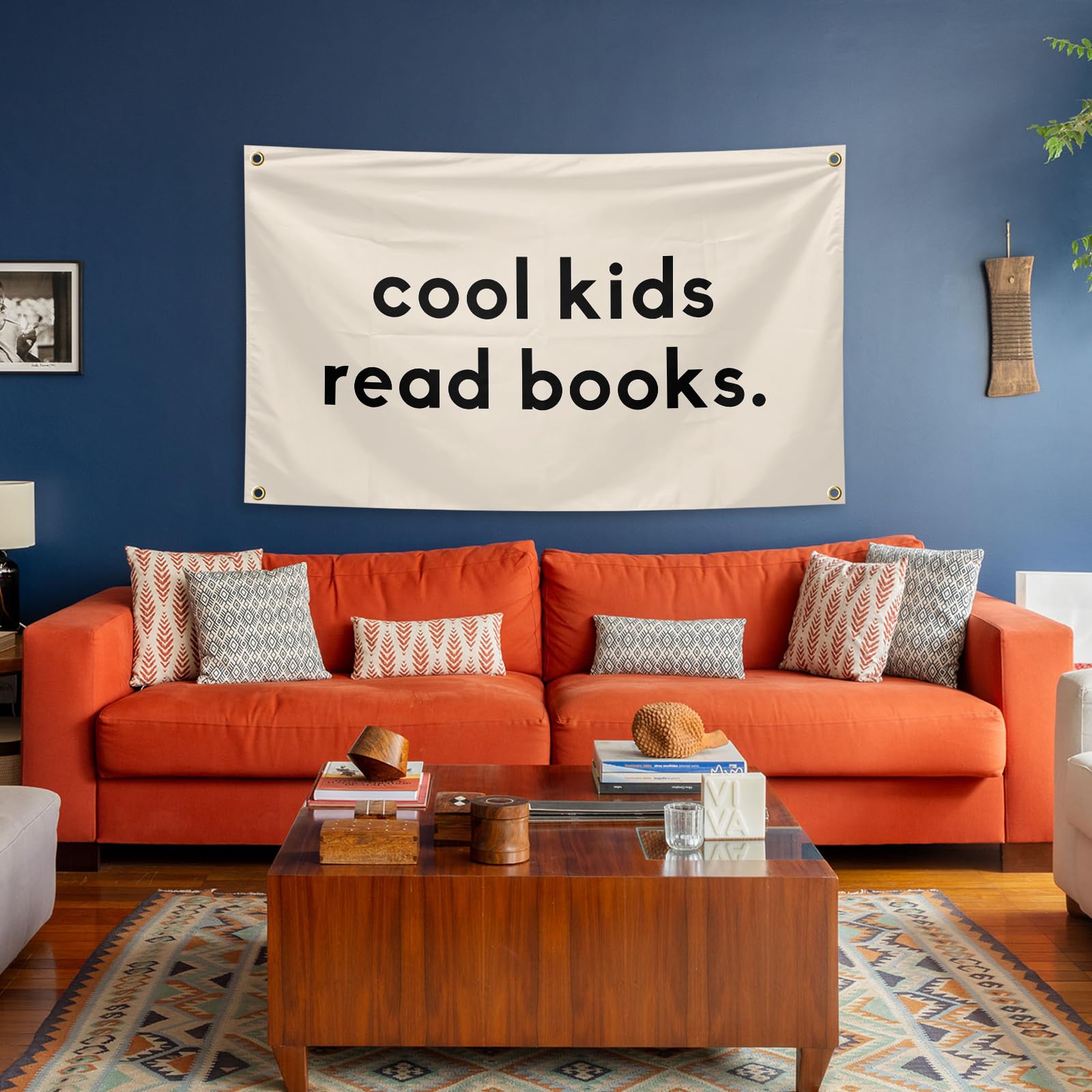 Cool Kids Read Books Wall Hanging Tapestry 3x5 Ft Funny Tapestry for Kids Classroom School Reading Corner Wall Decor - Image 7