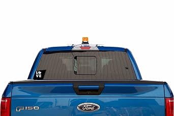 2021 Ford Super Duty F250 Aluminum Body Trucks Permanent Compatible - No-Drill Aluminum Mounting Plate for Spotlights - No Cam - Black