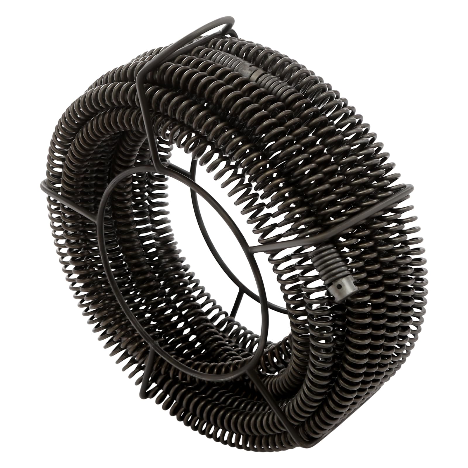 Rohrreinigungsspirale 14m Abflussspirale | Manganstahl, Spiraldurchmesser 22mm, Federspirale Abflussreiniger Spirale, 50–200mm, Rohrreinigungsspiralen-Set