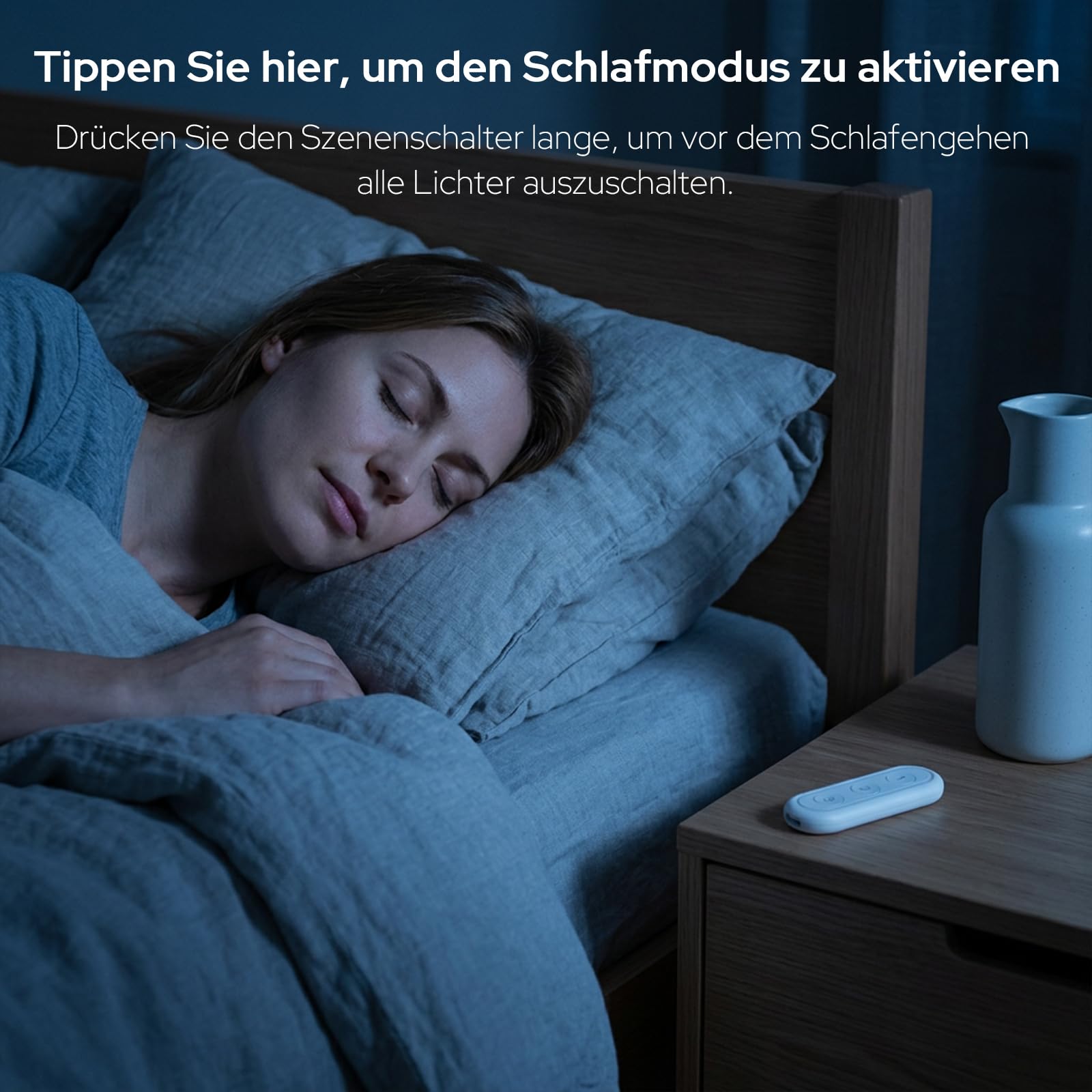 LoraTap ZigBee Intelligente Fernbedienung 4-Pack Weiß, 3-Tasten-Steuerung für Tuya Rollladen-Schaltmodule, Kompatibel mit Smart Life App, Einfache Handhabung, ZigBee Hub Erforderlich