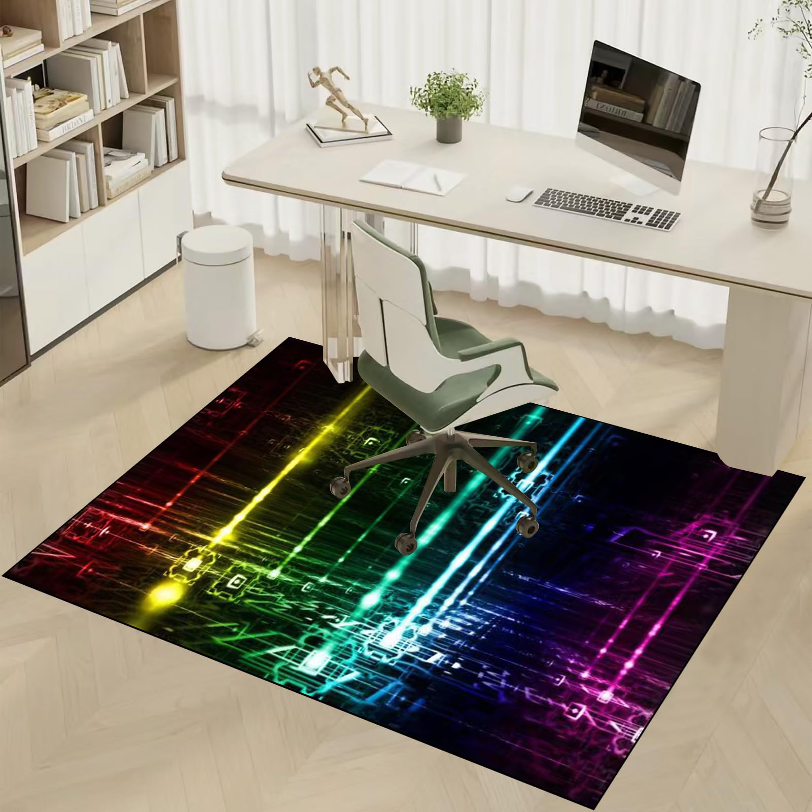 Computer Gaming Chair Mat, Color8, 90 x 140 cm - Image 2