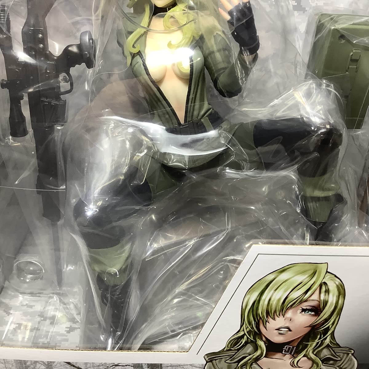 L GEAR SOLID　スナイパーウルフ　フィギュア　コトブキヤ メタルギア ソリッド美少女 スナイパーウルフ: フィギュア