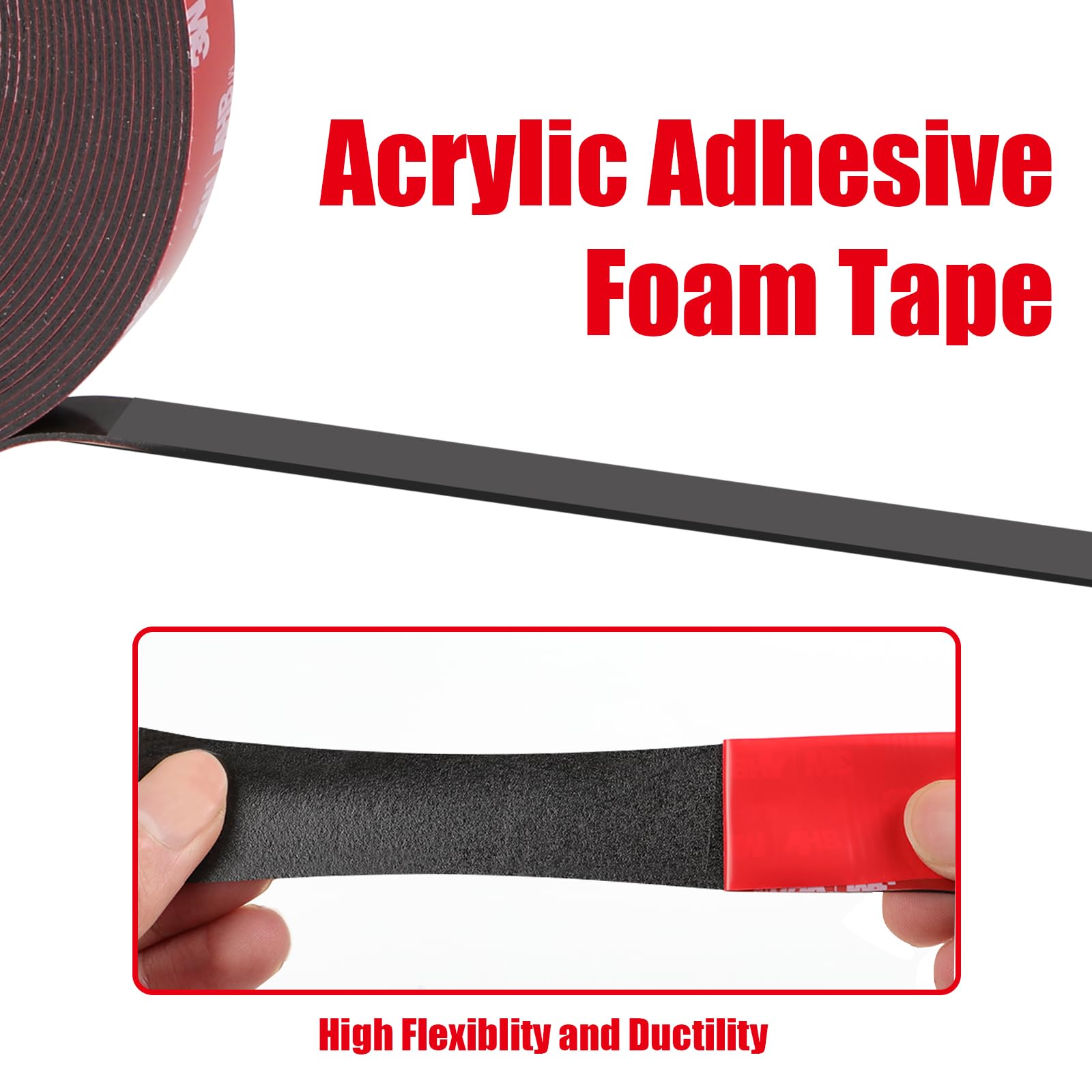Heavy Duty Mounting Tape - 36.5ft Waterproof -8 Heavy Duty Mounting Tape - 36.5ft Waterproof -8