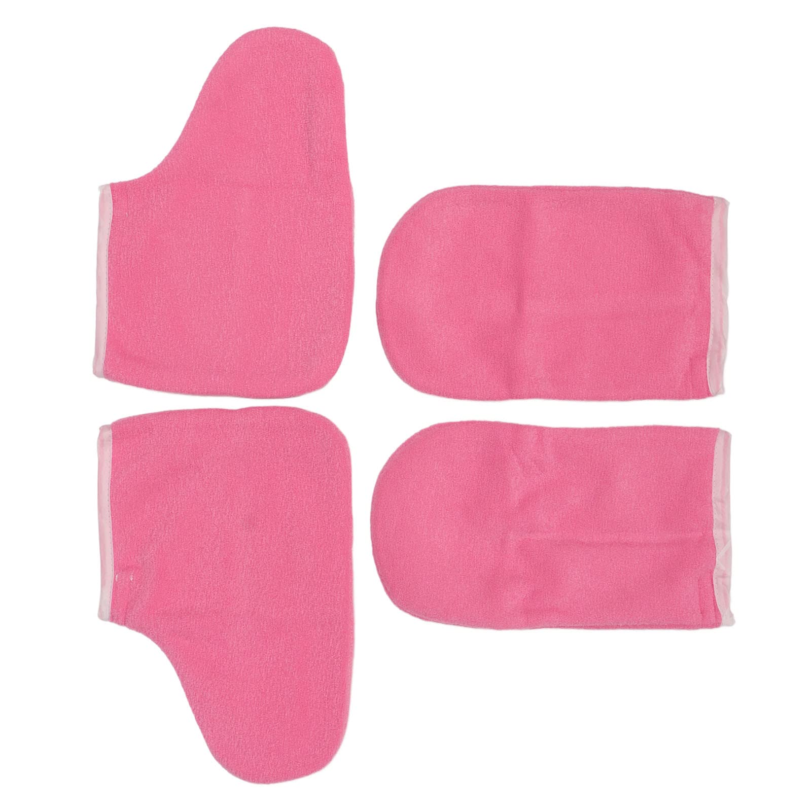 Gants de Paraffine pour Mains et Pieds – Flanelle Douce pour Maintenir la Cire au Chaud – Confort et Soins Optimaux – Usage Professionnel et Personnel